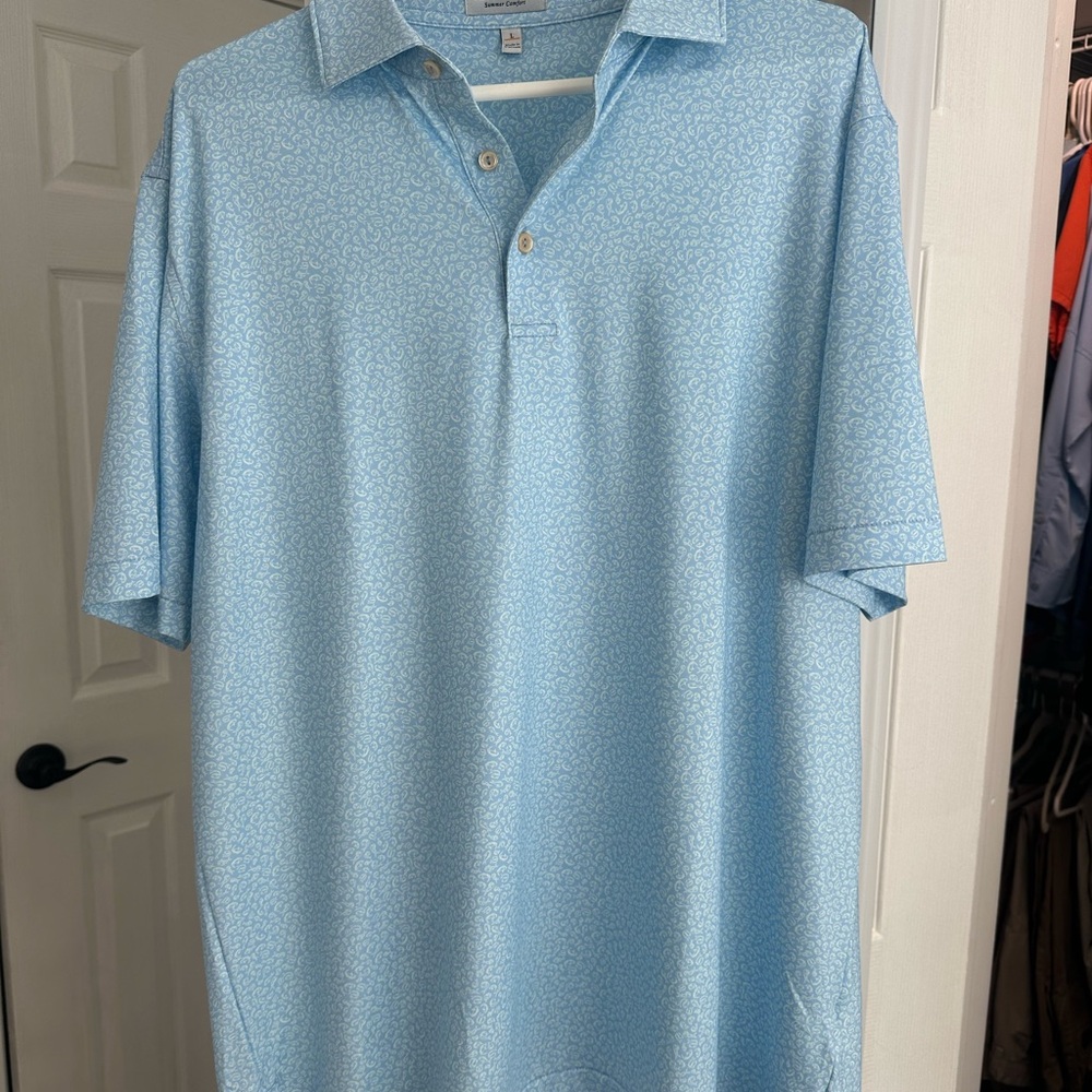 Peter Millar Sky Blue Paisley Tee